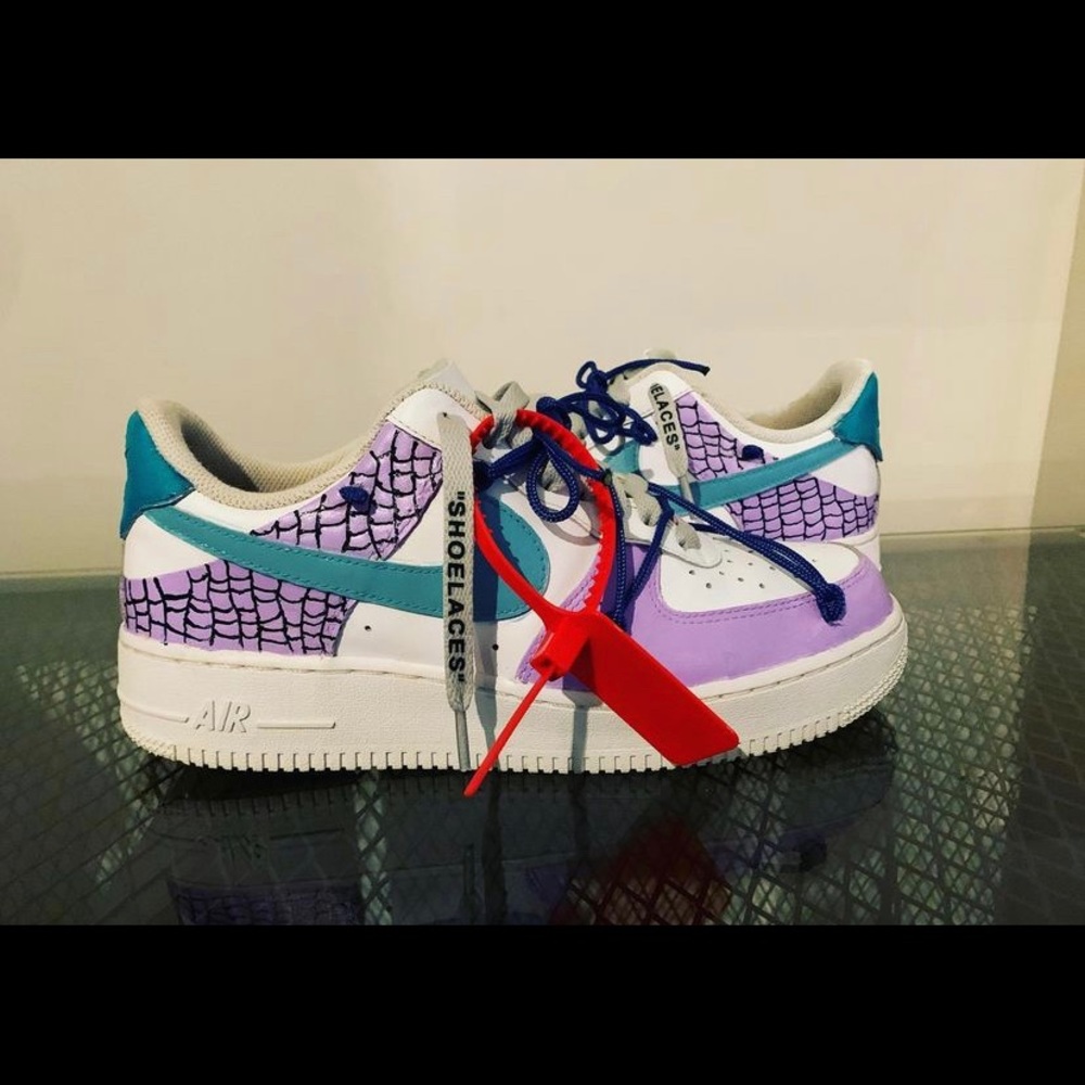 Hand painted custom Nike Air Force